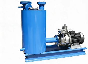 Самовсасывающая установка с насосом ОНЛ и предвключенным бачком для самовсасывания