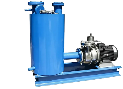 Самовсасывающая установка с насосом ОНЛ и предвключенным бачком для самовсасывания