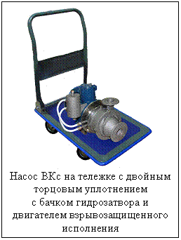Насос ВКс на тележке